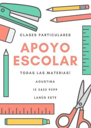 Clases de Apoyo Escolar