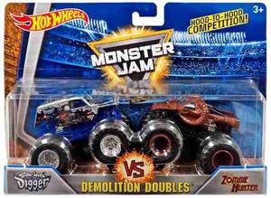Hot Wheels Monster Jam - Son-uva Digger Vs Zombie Hunter!!!
