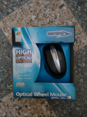 Mouse óptico presición Sentey Emo105S PS2 NUEVO PlugPlay