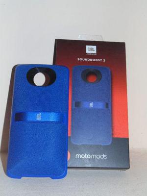 Parlante Motomod JBL SoundBoost 2 azul - con 1 mes de uso -