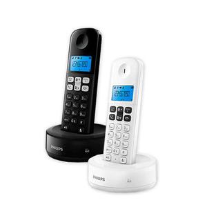 Telefono Inalambrico Philips D1311 Blanco/negro Caller Id Ce