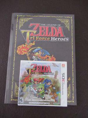 The Legend Of Zelda Tri Force Heroes 3ds + Guía Oficial