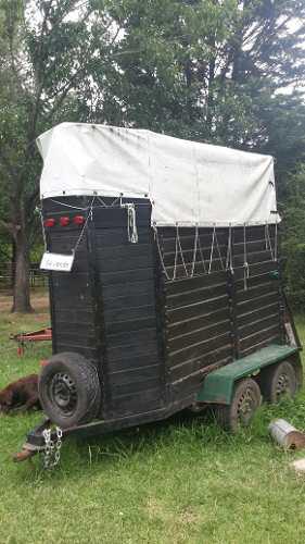 Trailer Batan Para 1 Caballo, Doble Eje