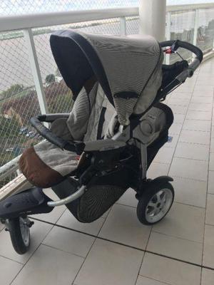 VENDO IMPECABLE COCHECITO HERMANITOS PEG PEREGO GT3 Usado