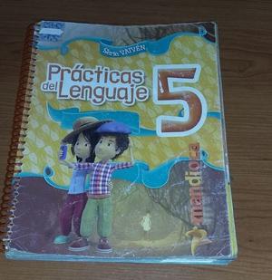 libro escolar practicas de lenguaje 5º
