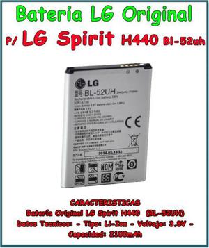 Batería Lg Spirit Original Bl-52uh Zona Tribumales