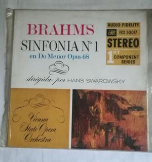 Disco Vinilo Brahms Sinf. Nº1 En Do Menor Op.68 - Swarowsky