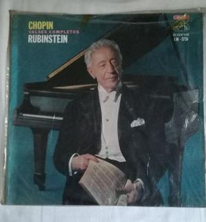 Disco Vinilo Chopin Valses Completos - Rubinstein