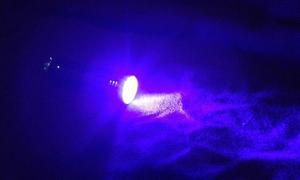 Linterna luz ultravioleta (detector de billetes falsos)