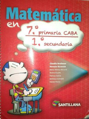 Matemática /En 7º Primaria Caba - 1º Secundaria