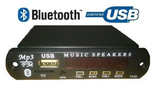 Modulo Usb Con Bluetooth Y Control Remoto