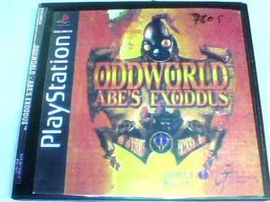 Oddworld Abes Exodus - Ps1 Y Ps2 - 2 Discos Bronceados