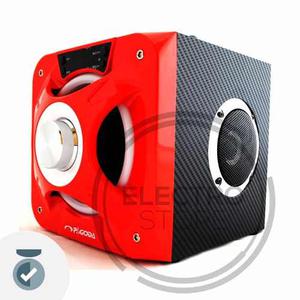 Parlante Portatil Recargable Usb Bluetooth Cubo Hi Fi 30w