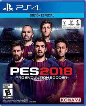 Pes 2018 Pro Evolution Soccer Ps4 - Fisico - Nuevo
