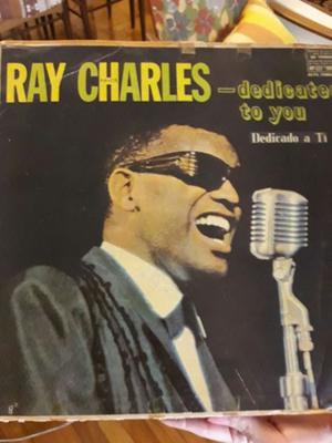 Ray Charles Dedicated To You Vinilo autografiado