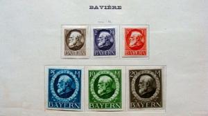 Sellos postales de Baviera 1914 – 1917