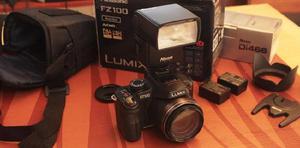 Vendo Cámara Semireflex Panasonic FZ100 compl, poco uso,