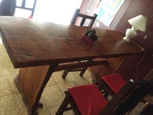 Vendo mesa de madera.