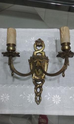 Candelabro de bronce