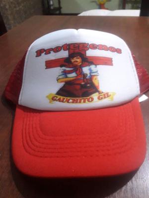 Gorras del gauchito gil y San la muerte