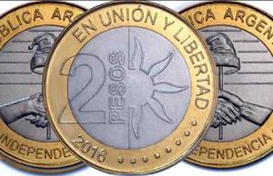 Lote X 5 Monedas Nuevas Del Bicentenario  S/c