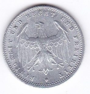 Moneda -alemania Weimar -  Mark -subasta -tesoros