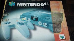 Nintendo 64 En Caja 4 Joysticks Zelda Super Smash Y Más
