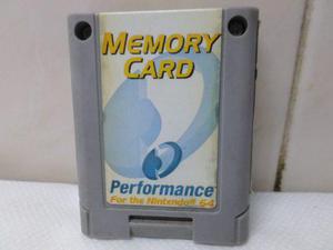 Nintendo 64 Memory Card Performance Detalle