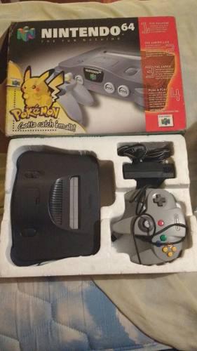 Nintendo 64 Ntcs Completa Con Caja Y Manual + Juego