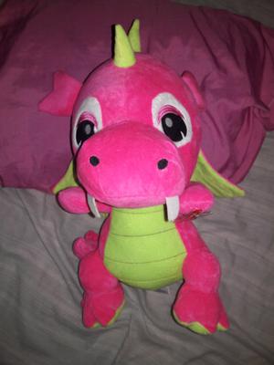 PELUCHE DRAGÓN ROSA