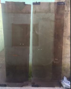 puerta de vidrio blindex