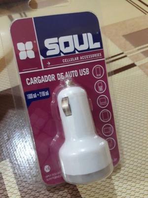 CARGADOR DE AUTO USB