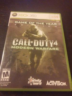 Call Of Duty 4 Moderm Warfare Xbox 360