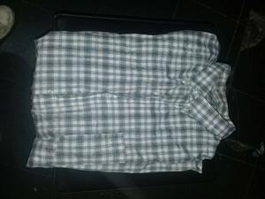 Camisa cuadriculada talle grande 50