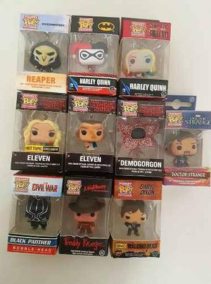 Funko Pop Keychain Stranger Things Overwatch Marvel