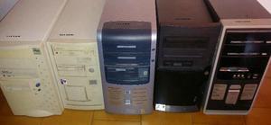 LOTE DE 5 CPU S SIN DISCOS RIGIDOS $..