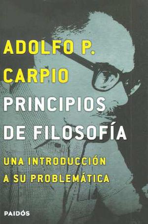 Libro Nuevo Principios De Filosofia. Adolfo P. Carpio