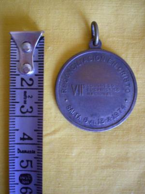 Medalla Vii Congreso Eucaristico Nacional - Salta 
