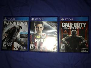 Pack tres Juegos PS4 si se interesan en uno en específico