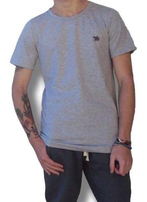 Remera Basic Tee Grey Bear & Bird