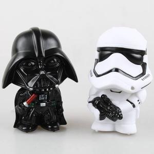 Star Wars Cabezones Darth Vader Y Stormtrooper Pvc 13 Cm