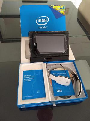 Tablet Intel G53 con vidrio y funda! Bluetooth 4.0, 8GB