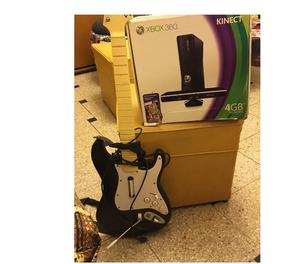 Xbox gb +kinect + 2 Joystick+ 23 Juegos + Guitarra