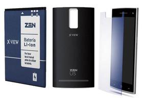 Batería Xview Zen U5 Y U5+ Primera Generacion Tapa + Vidrio