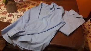 Camisa colegial celeste