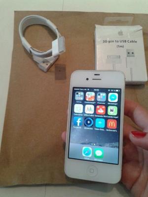 PRECIO MUY NEGOCIABLE !! LIQUIDO IPHONE 4S BLANCO PERFECTO