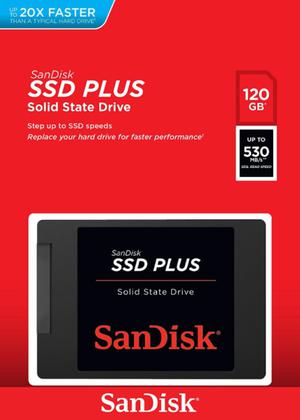 Ssd Plus Disco De Estado Solido Sandisk 120gb 530 Mbps
