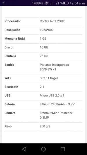 Tablet Bangho aereo slim 7