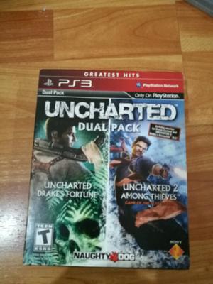 Uncharted Dual Pack Fisico Ps3 original