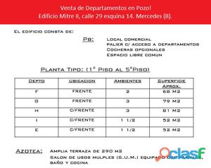 ??Venta de departamentos en pozo! Unidades de 1, 2, y 3